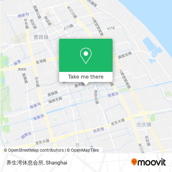 养生湾休息会所 map