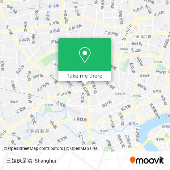 三姐妹足浴 map