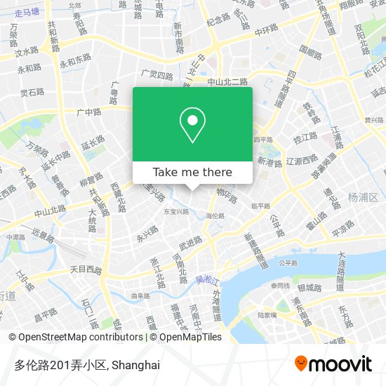 多伦路201弄小区 map