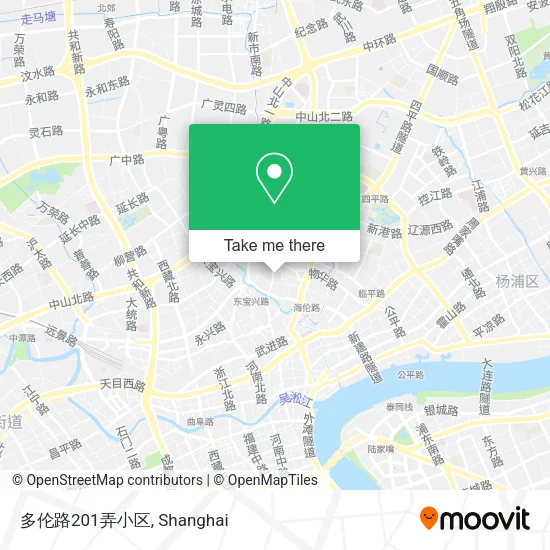 多伦路201弄小区 map