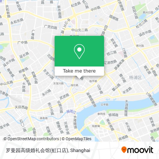 罗曼园高级婚礼会馆(虹口店) map