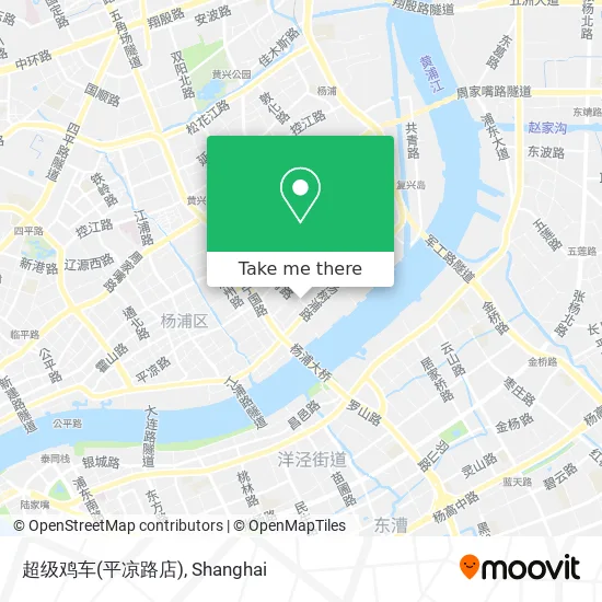超级鸡车(平凉路店) map