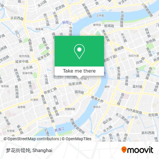 梦花街馄饨 map