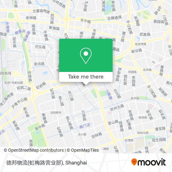 德邦物流(虹梅路营业部) map
