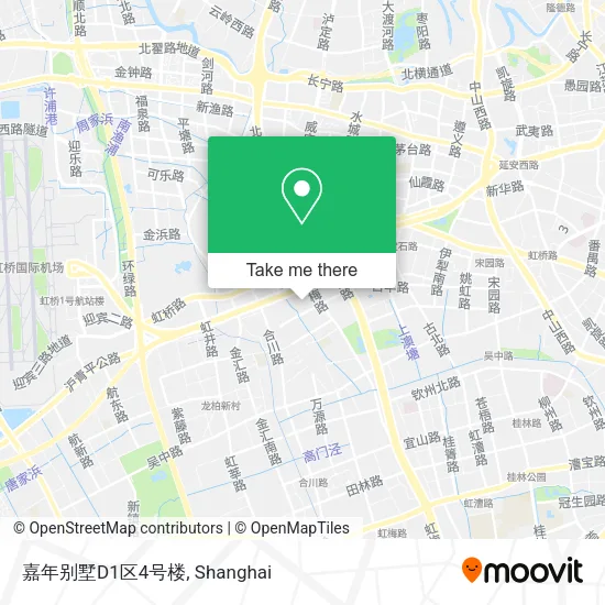 嘉年别墅D1区4号楼 map