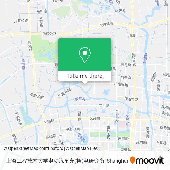 上海工程技术大学电动汽车充(换)电研究所 map