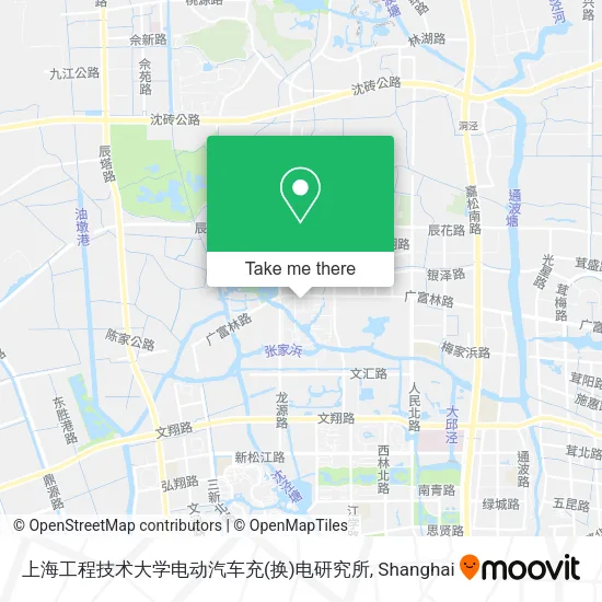 上海工程技术大学电动汽车充(换)电研究所 map
