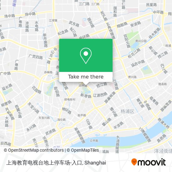 上海教育电视台地上停车场-入口 map