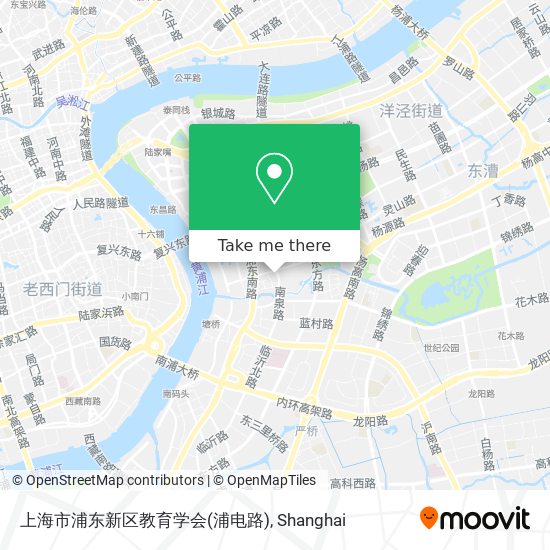 上海市浦东新区教育学会(浦电路) map