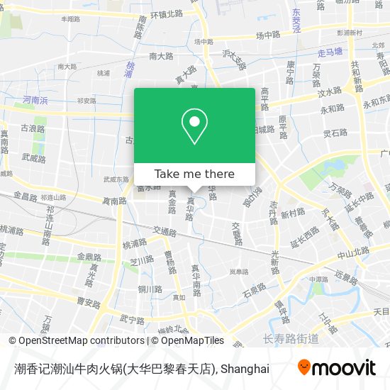 潮香记潮汕牛肉火锅(大华巴黎春天店) map