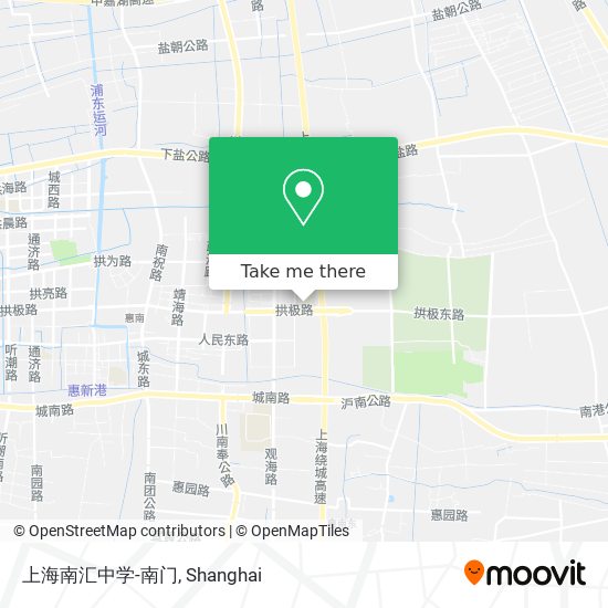 上海南汇中学-南门 map