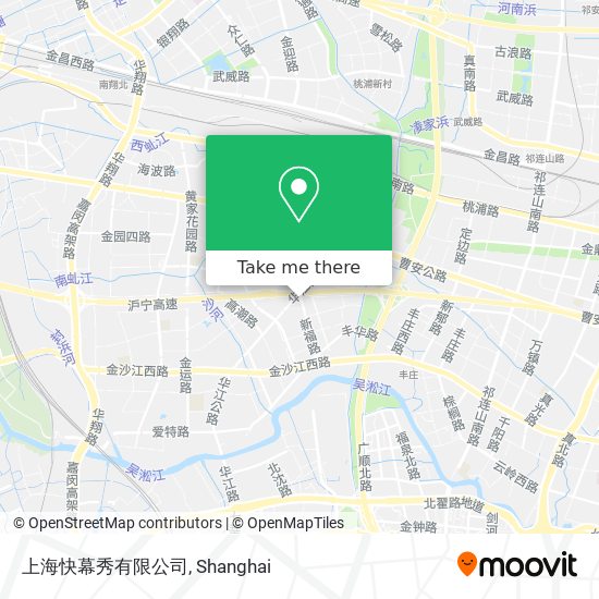 上海快幕秀有限公司 map