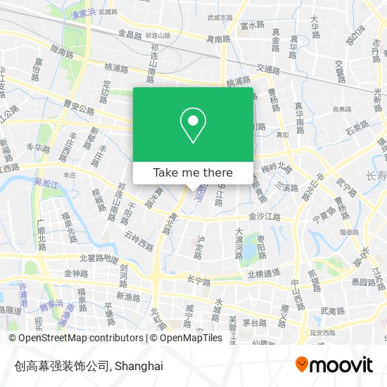 创高幕强装饰公司 map