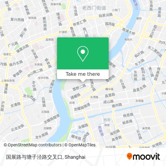 国展路与塘子泾路交叉口 map