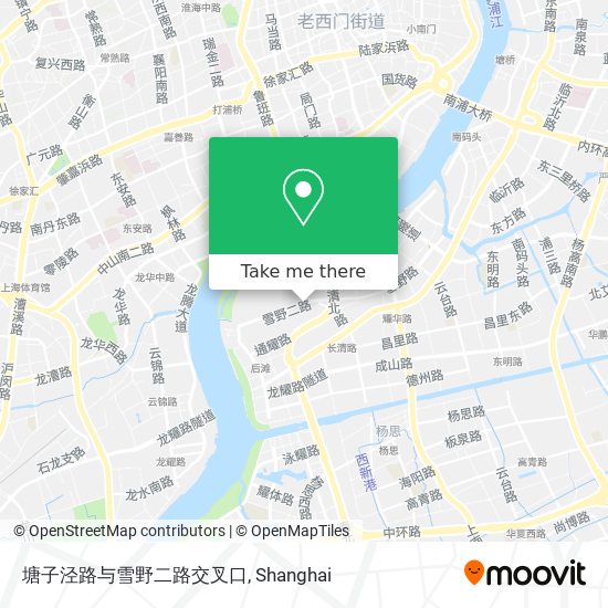 塘子泾路与雪野二路交叉口 map