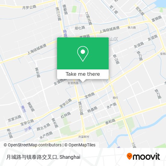 月城路与镇泰路交叉口 map