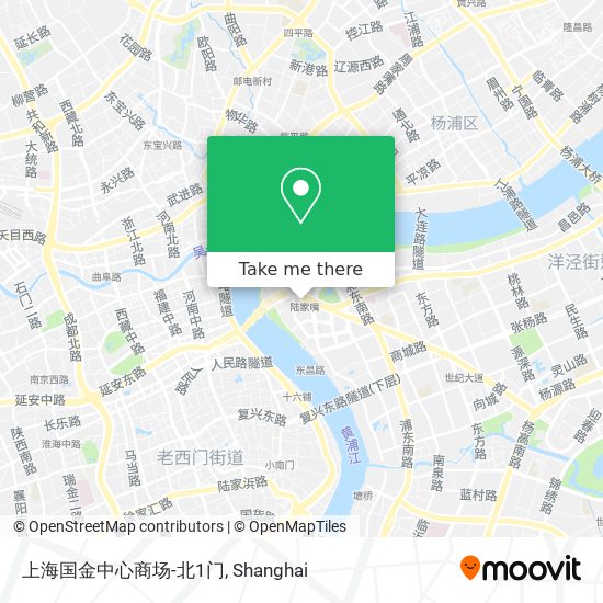 上海国金中心商场-北1门 map