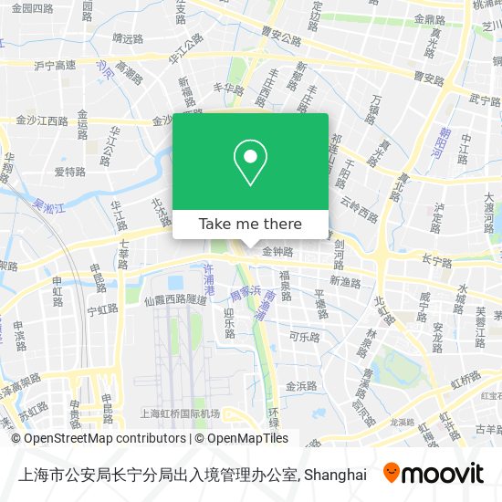 上海市公安局长宁分局出入境管理办公室 map