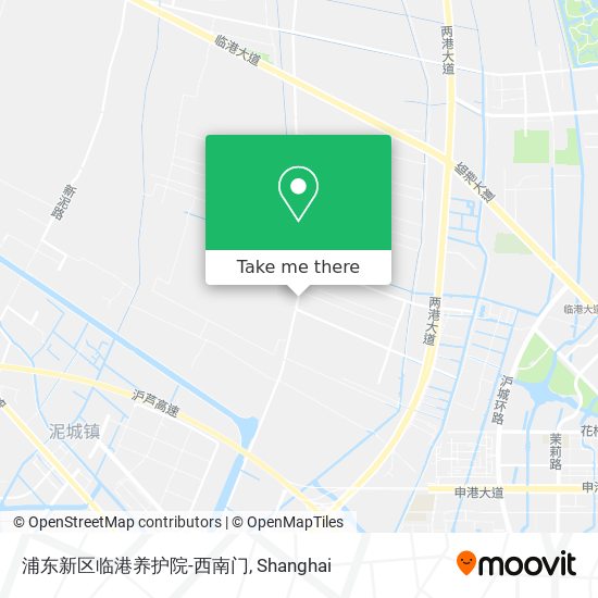 浦东新区临港养护院-西南门 map