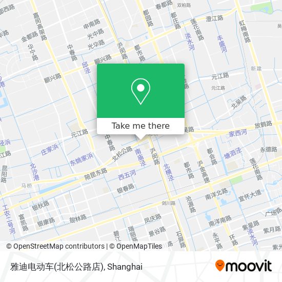 雅迪电动车(北松公路店) map