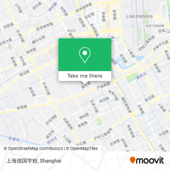上海德国学校 map
