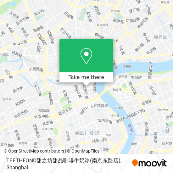 TEETHFOND甜之坊甜品咖啡牛奶冰(南京东路店) map