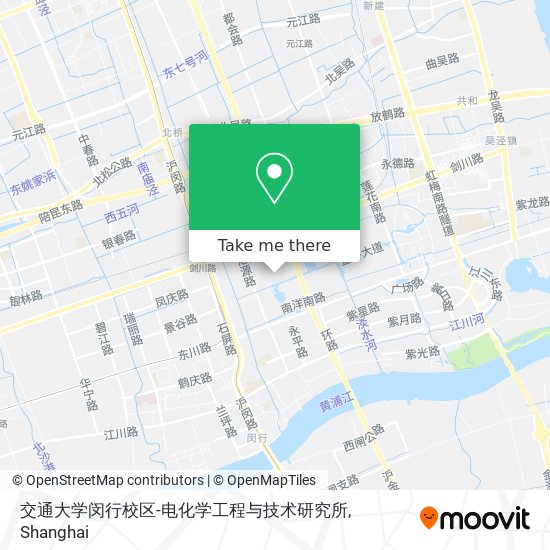 交通大学闵行校区-电化学工程与技术研究所 map