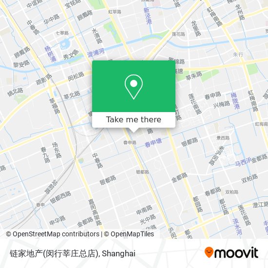 链家地产(闵行莘庄总店) map