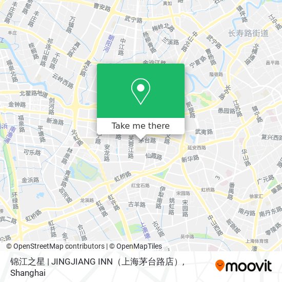 锦江之星 | JINGJIANG INN（上海茅台路店） map