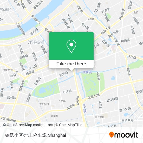 锦绣小区-地上停车场 map