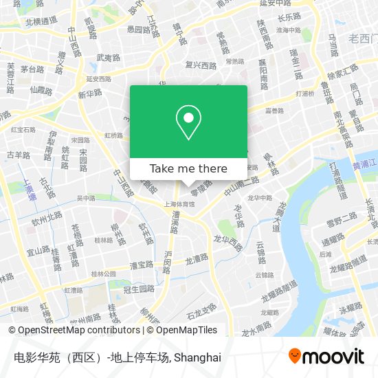 电影华苑（西区）-地上停车场 map
