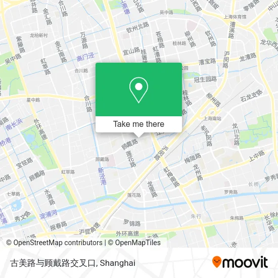 古美路与顾戴路交叉口 map