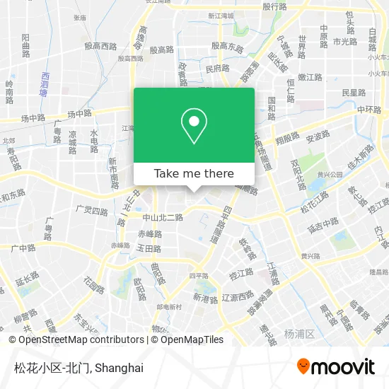 松花小区-北门 map