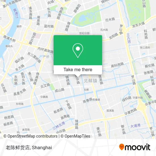 老陈鲜货店 map