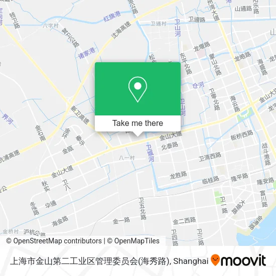 上海市金山第二工业区管理委员会(海秀路) map