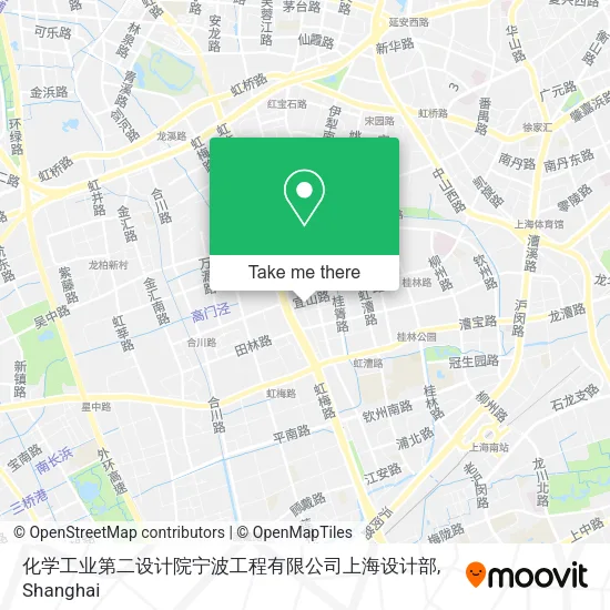 化学工业第二设计院宁波工程有限公司上海设计部 map