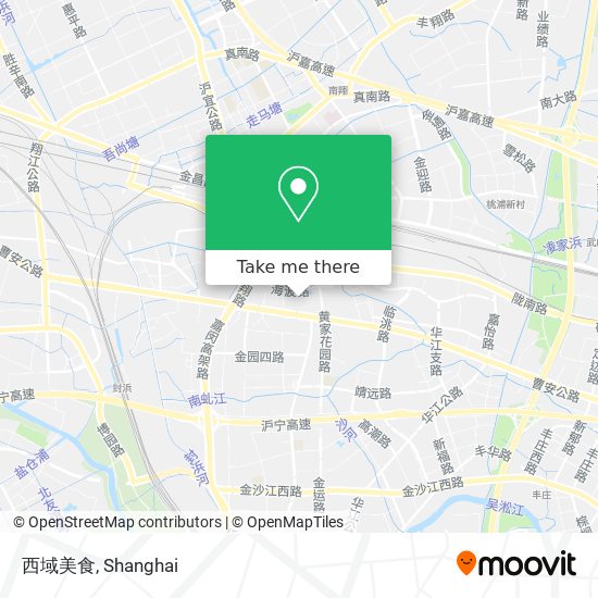 西域美食 map