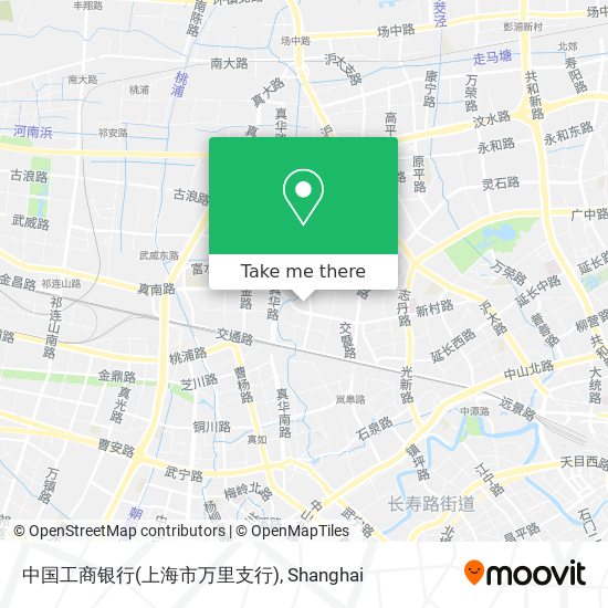 中国工商银行(上海市万里支行) map