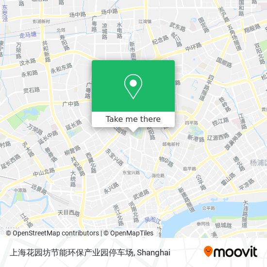 上海花园坊节能环保产业园停车场 map