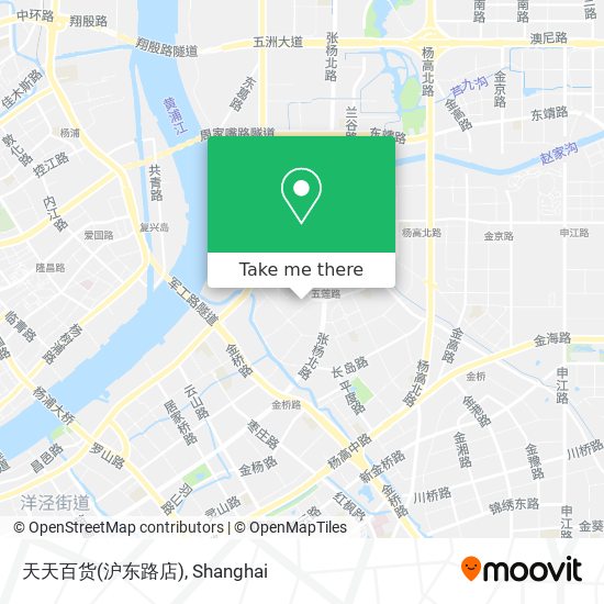 天天百货(沪东路店) map