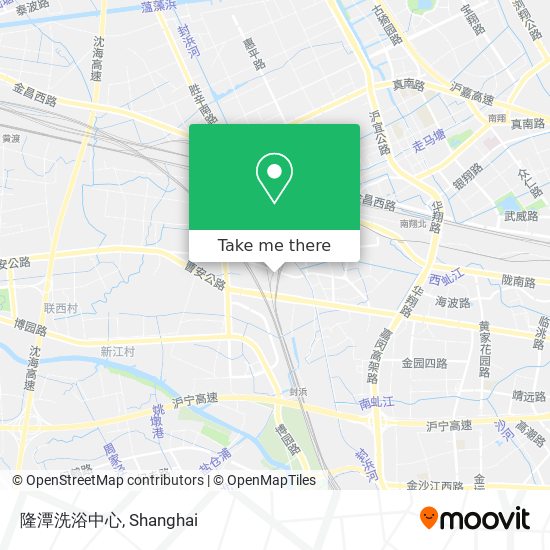 隆潭洗浴中心 map