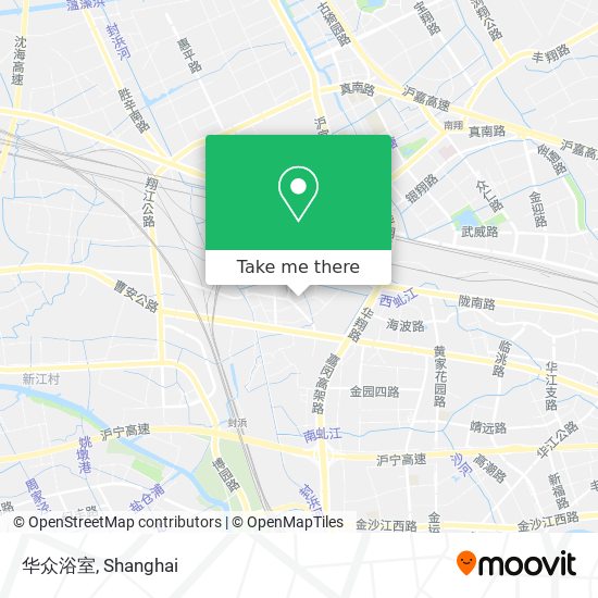 华众浴室 map