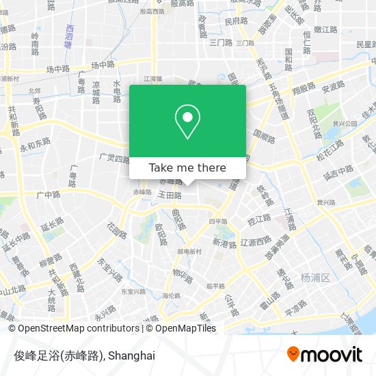 俊峰足浴(赤峰路) map
