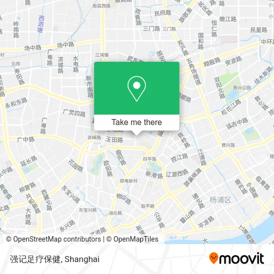 强记足疗保健 map
