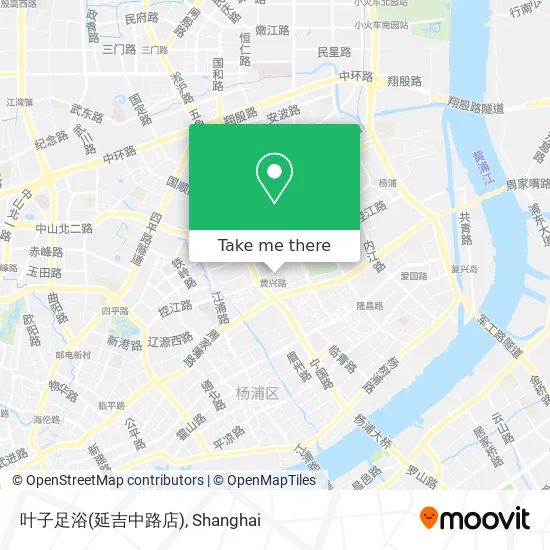 叶子足浴(延吉中路店) map