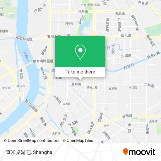查米桌游吧 map