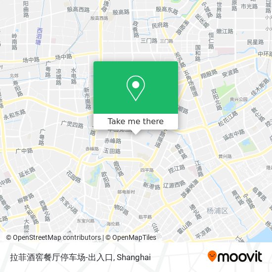 拉菲酒窖餐厅停车场-出入口 map