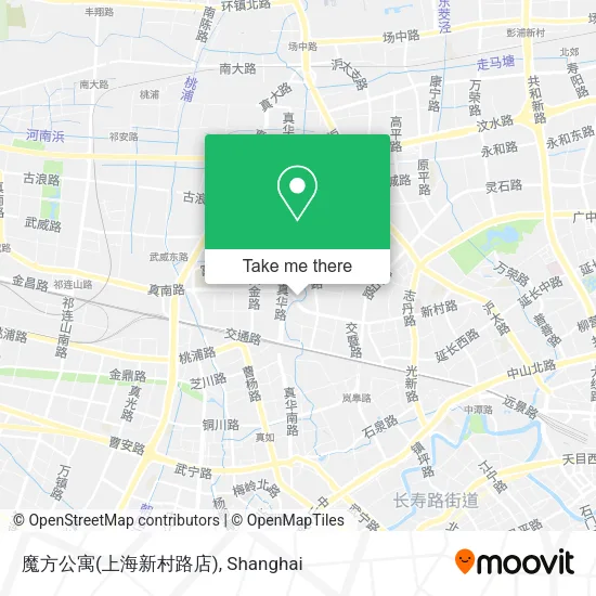 魔方公寓(上海新村路店) map