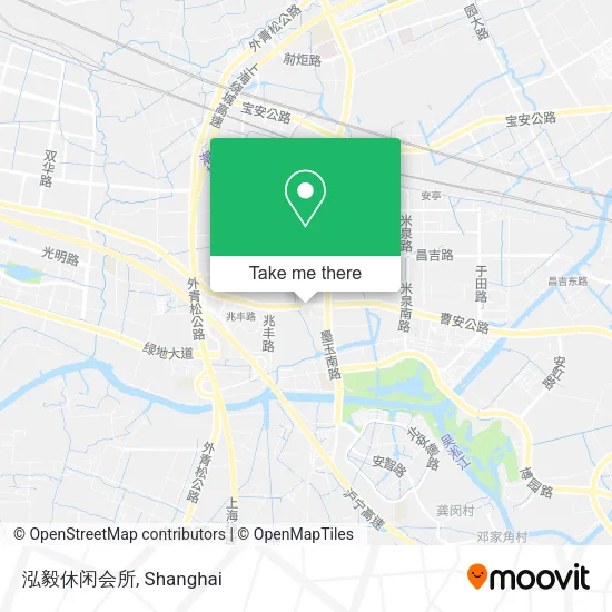 泓毅休闲会所 map