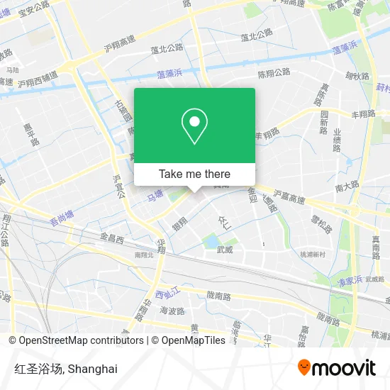 红圣浴场 map